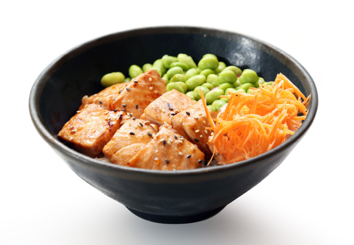 Menu Donburi Saumon Grillé